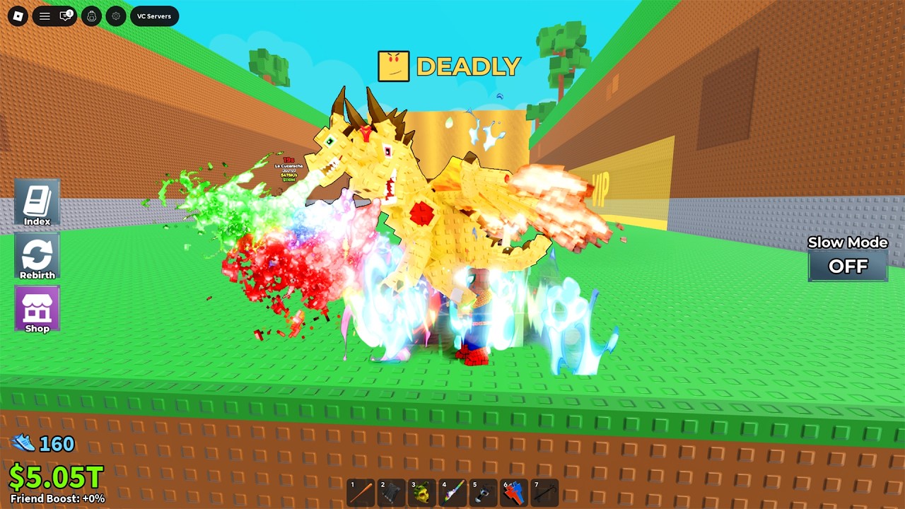 ROBLOX I Got New Hydra Dragon Cannelloni in Escape Tsunami LTM Mode - Admin Abuse Steal a Brainrot