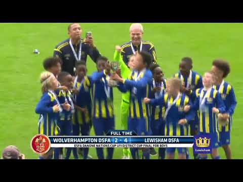 ESFA DANONE NATIONS CUP U11 DISTRICT CUP FINAL FOR BOYS - WOLVERHAMPTON DSFA   V LEWISHAM DSFA