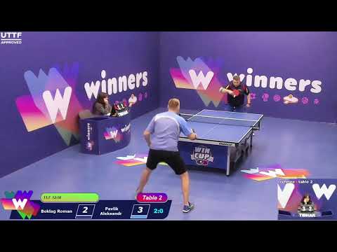 WINners CUP table 2  31.01  Boklag Roman - Pavlik Aleksandr 18:00