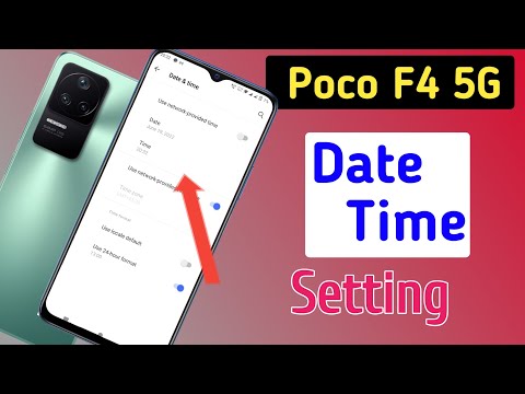 how to set date and time in Poco f4 5g,Poco f4 5g date and time change kaise kare