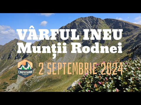Vârful Ineu, Munții Rodnei - 2 septembrie 2024 (filmare aeriană)