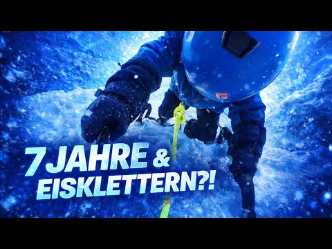 7 Jahre alt & Eisklettern?! | Engstligenalp Eisklettergarten ❄️🧗‍♂️