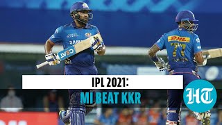 IPL 2021, KKR vs MI: Nitish Rana's fifty goes in vain as MI win by 10 runs