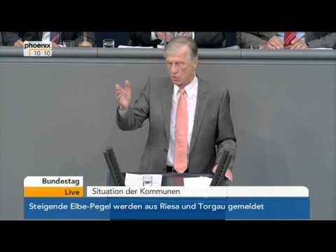 Thema im Bundestag: Kommunen und Hochwasser am 06.06.2013
