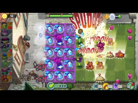 Plants vs Zombies 2 Epic Hack Modern Day 17-18 - TEST DRIVE
