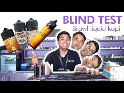 BLIND TEST LIQUID, PECINTA LIQUID CREAMY & KOPI WAJIB MASUK! DUEL KOPI JINAK, HOLYNATION, COFFEMEL!