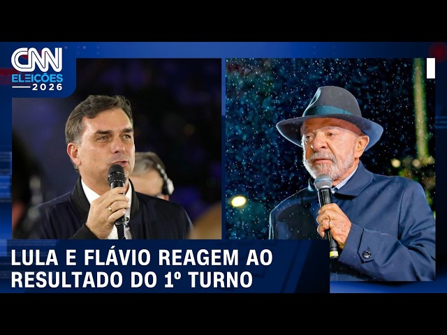 Flávio cita “fim da era do PT”; Lula cita “resultado inesperado”; veja as reações | CNN ELEIÇÕES