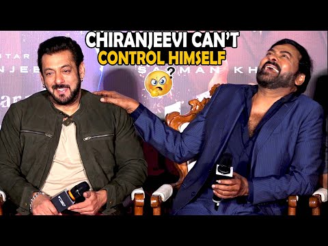 Chiranjeevi Can't Stop His Laugh Over Salman Khan Funny Words | GodFather Hindi Trailer Launch | TCB