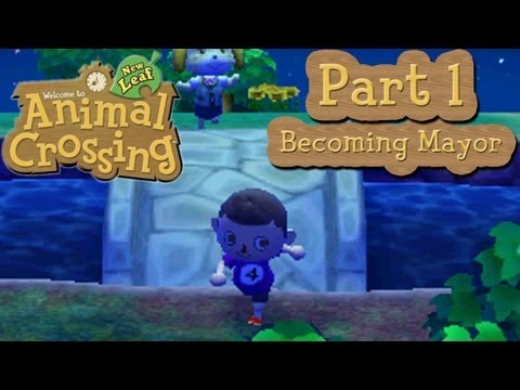 Animal Crossing: New Leaf - Part 1: Becoming Mayor of A-Nation (AbdallahNATION)! Video