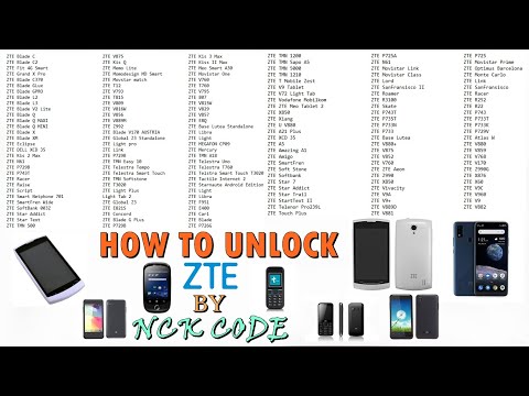 How to Unlock ZTE Phone Old Model by Unlock Code