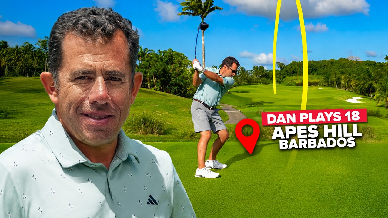 What can Dan shoot at Apes Hill Golf Club? (World leading course!)