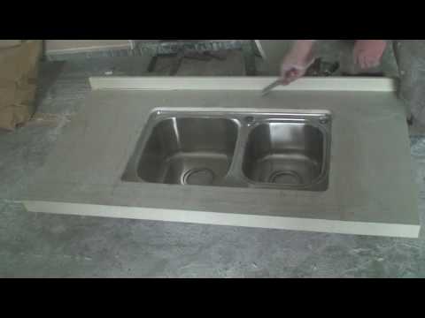 How to clean the glue after join the quartz countertop