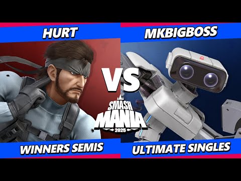 SmashMania 2025 TOP 8 - Hurt (Snake) Vs. MKBigBoss (ROB) Smash Ultimate - SSBU