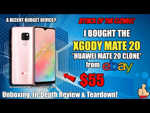 ATTACK OF THE CLONES! THE $55 XGODY MATE 20 (Huawei Mate 20 Clone) Is it a decent Budget Device?