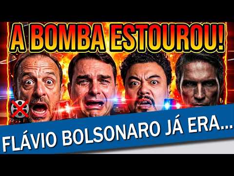 JORNALISTAS DA GLOBO DETONAM FLÁVIO BOLSONARO APÓS FILME DE BOLSONARO VIRAR ALVO DA PF | SAKAMOTO