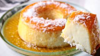 RECEITA DE PUDIM DE COCO CREMOSO| NÃO VAI AO FORNO| FÁCIL E RÁPIDO
