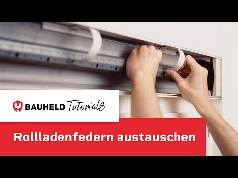 Aufhängefeder für Rollladen montieren – Schritt für Schritt Anleitung zum Selber wechseln | Tutorial