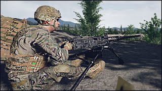 .50 BMG ROOFTOP SUPPORT - Squad Gameplay
