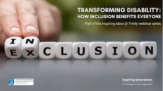 Transforming Disability – How inclusion benefits everyone