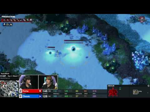VSL SC2 - Forte vs Classic [TvP] - 2017 S1 Team Match - Match1 5Set