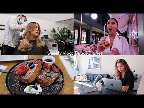 weekly vlog living in Dubai ♡ influencer event, salon...