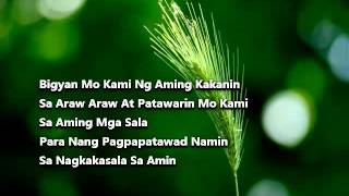 ama namin lyrics bukas palad