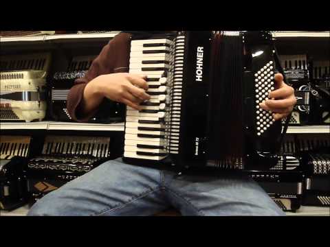 1305 - Black Hohner Bravo III LMM  72 $995