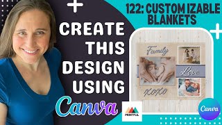 Make Money Selling Customizable POD Blankets on Etsy Made Using Canva And Printed By Printful