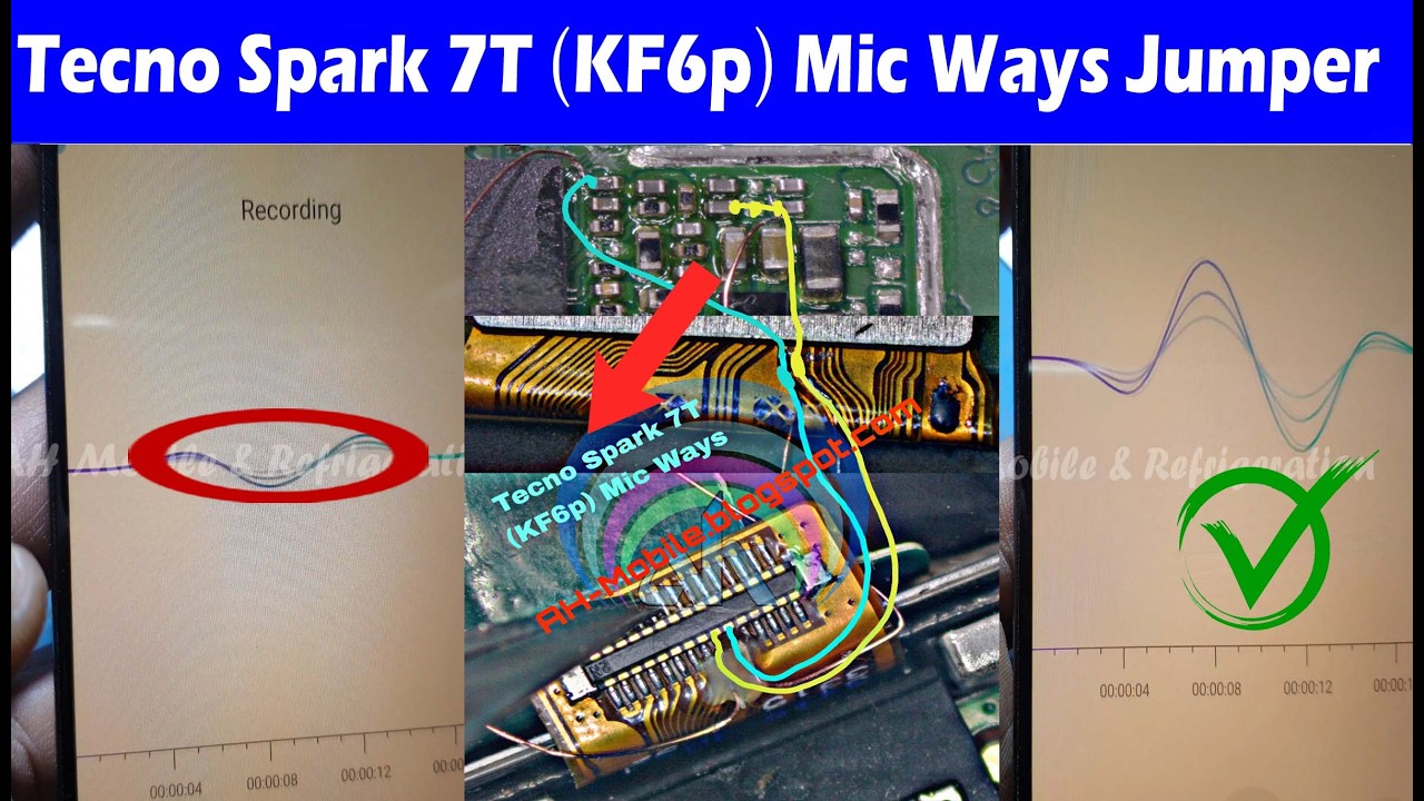 Tecno Spark 7T( KF6p) Mic Not Working Jumper