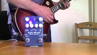 Video thumbnail for Wampler Pedals: Triple Wreck Distortion (no talk, just play - edit) by Brett Kingman