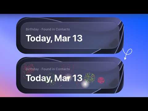 Apple's Birthday Card Fireworks Animation Using SwiftUI | iOS 27 | Xcode 27 thumbnail