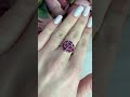 Silver ring with ruby 3.65ct