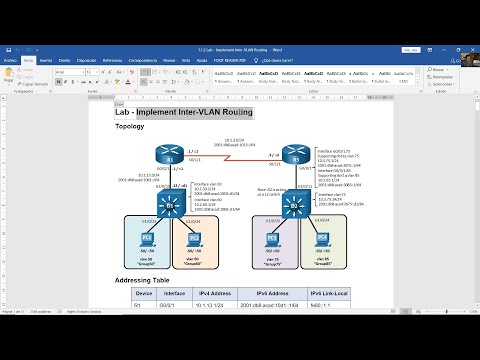 1.1.2 Lab - Implement Inter-VLAN Routing