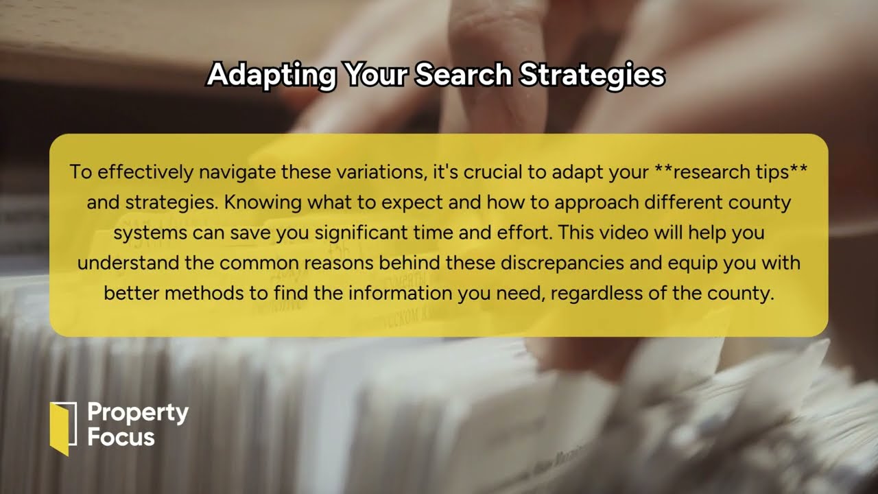 Why Property Records Vary by County