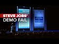 Steve Jobs' demo fail (CNET News)