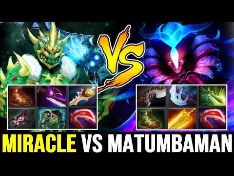 MIRACLE vs MATUMBAMAN — Divine Rapier Wraith King vs Late Game Spectre Dota 2