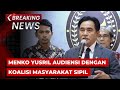 BREAKING NEWS Menko Yusril Ihza Mahendra Audiensi Dengan Koalisi Masyarakat Sipil Soal UU Pemilu