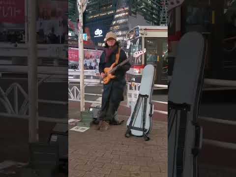 Shibuya Busking Blues #bass #basssolo #solo #blues #shibuya #busking #streetmusic #tokyo #greco