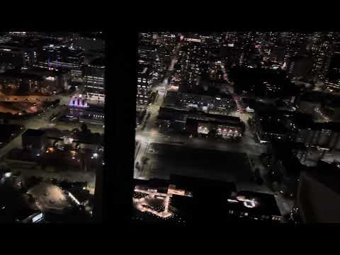 Space needle, Washington, Nighttime view..