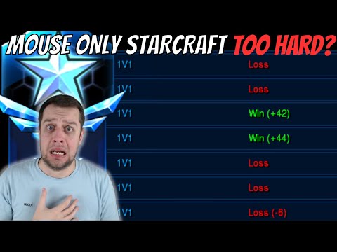 First challenge I CAN'T complete? | Mouse Only to Grandmaster #15 StarCraft 2