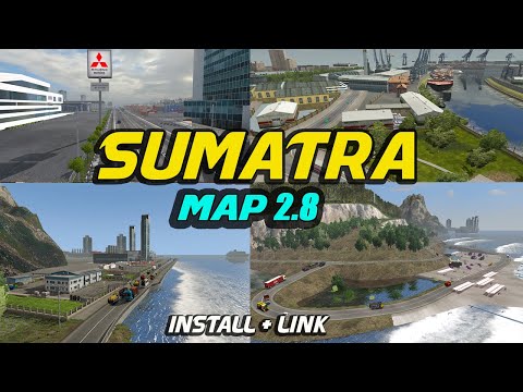 How to Install- Sumatra Map 2.8 In Euro Truck Simulator 2_1.36 🟢 Complete Tutorial |  Review Gammer