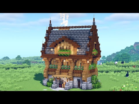 Indonesian Minecraft |  Tutorial on Building a Nordic Style Survival House #3