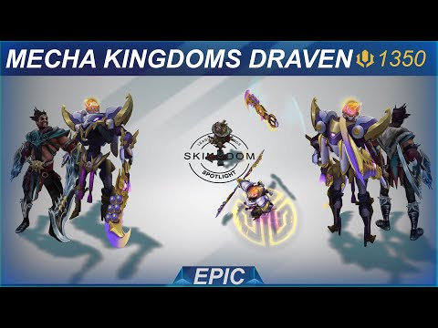 Mecha Kingdoms Draven Skin Spotlight | SKingdom - League of Legends