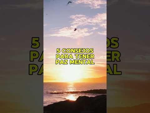 5 Consejos Para Tener Paz Mental y Emocional