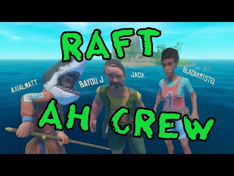 Achievement Hunter Reunion -  Lets Play Raft