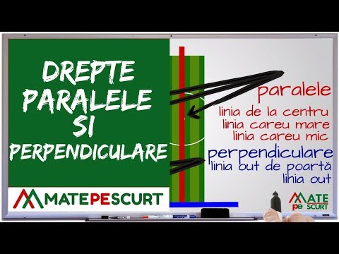 Drepte paralele si perpendiculare