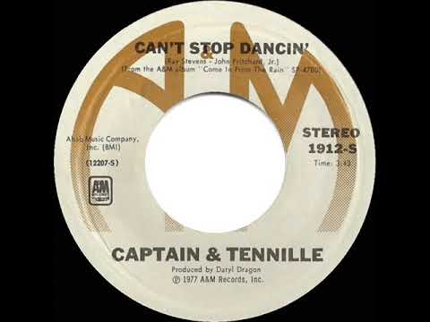 1977 HITS ARCHIVE: Can’t Stop Dancin’ - Captain & Tennille (stereo 45)