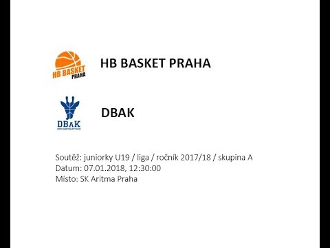 HB BASKET PRAHA - DBAK, U19, 2017/18