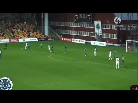 Gol de Anthony Contreras (36') • FK Auda vs. Riga FC • Copa de Letonia - 4tos de final • 21-08-2023