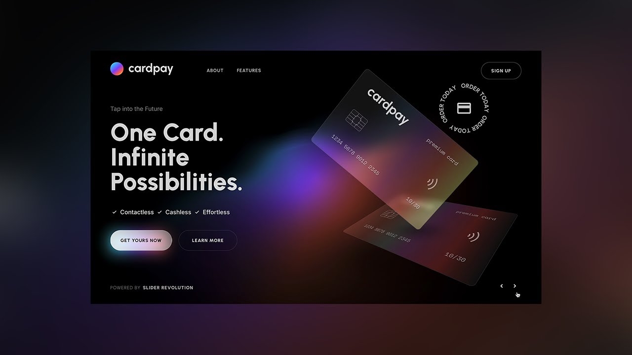 cardpay – Fintech Payment Slider Template for WordPress
